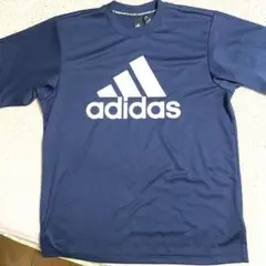 adidas CLIMLITE ブラック Tシャツ 160 S 紺