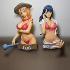 ワンピース フック H.O.O.K.ナミ、ニコロビン　2体SET