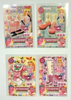 アイカツカード　星宮いちご「Angely Sugar」ユニット衣装セット　2ペア