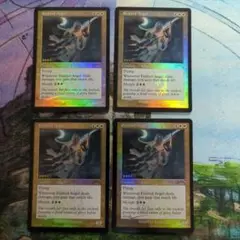 MTG　賛美されし天使　foil　旧枠　英語4枚まとめ売り