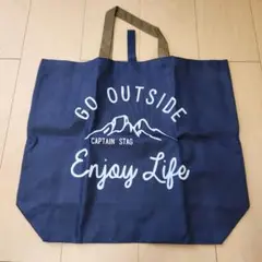 【新品•未使用】 エコバッグ ネイビー