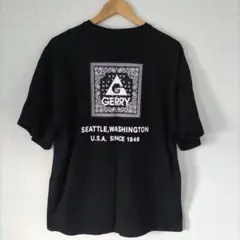 gerry オーバーサイズ Tシャツ ペイズリー柄