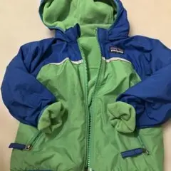 patagonia アウター 青/緑　リバーシブル