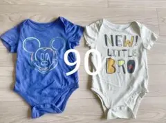 baby GAP ロンパース 2枚セット　ミッキー　90サイズ