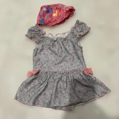 95センチ　子供用水着＆水泳帽（46〜50サイズ）