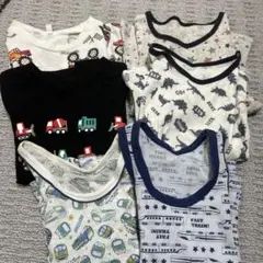 男の子 110 半袖2枚 半袖肌着2枚 タンクトップ肌着2枚