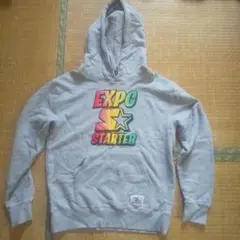 STARTER EXPG ロゴ パーカー M グレー