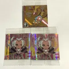 メルカリ便 3枚セット！ にふぉるめーしょん ワンピース　シールウエハース 9