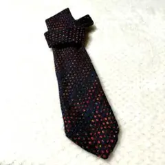 [美品]KENZO HOMMEカラフルドット模様 ネクタイ