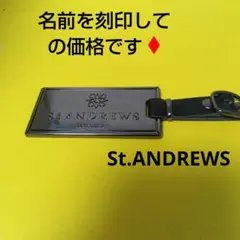セント アンドリュースネームプレートネームタグゴルフ