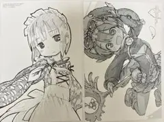 つくしあきひと　イラストカード　特典　comic zin メイドインアビス　2種