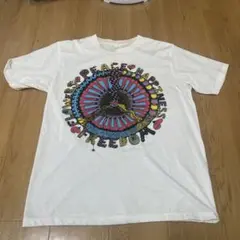 古着 レディースカラフルグラフィックTシャツ Lサイズ