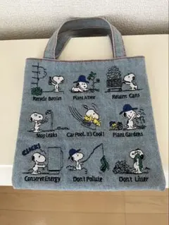 ミニデニムバッグ　PEANUTS