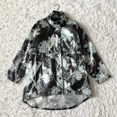 美品 ジョルジオアルマーニ 花柄 シルク混 ナイロンジャケット 近年モデル 38