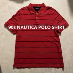 Cityboy 90s Nautica レッドボーダーポロシャツ ノームコア