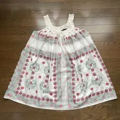【夏ものセール】キャミワンピース　チュニック　バンダナ柄　M 新品未使用