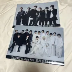 SixTONES vs Snow Man クリアファイル 2枚セット