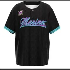 千葉ロッテマリーンズ BLACK SUMMER ユニフォーム フリーサイズ　新品