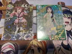スクコレ　松浦果南　黒澤ルビィ　サイン？カード2枚セット