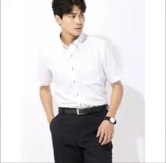 1回のみ着用　THE SUITS COMPANY SQUARE 半袖シャツ　LL