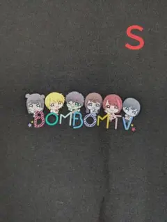 ボンボンTV　キャラクター Tシャツ　BOMBOMTV　YOUTUBE　半袖黒