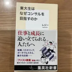 東大生はなぜコンサルを目指すのか