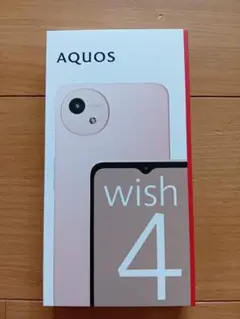 【AQUOS wish4 ピンク 箱】
