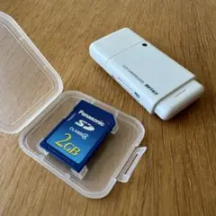 Panasonic SDカード2GB＋Buffaloカードリーダーセット