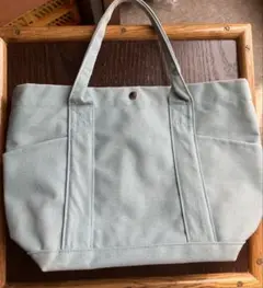 〔ROOTOTE〕スヌーピー刺繍トートバッグ ミントグリーン