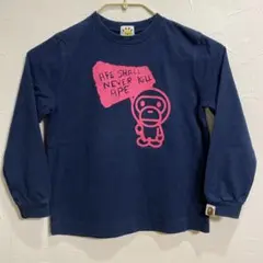 A BATHING APE アベイシング エイプ 長袖 カットソー 120