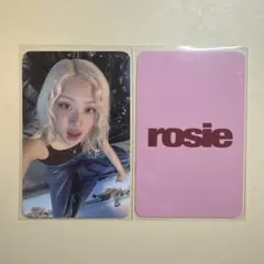 ロゼ rosie ロージー Ktown4u 予約購入特典 トレカ