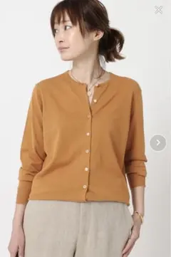 Deuxieme Classe *FF grace クルーネックカーディガン