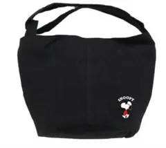 新品　SNOOPYスヌーピー　トートバック　ラウンドキャンパスバッグ