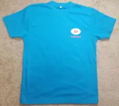 リポビタンD ノベルティ 水色 胸元ワンポイントロゴ 半袖Tシャツ サイズF