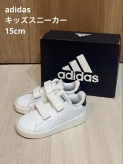 【美品】adidas ベルト付きスニーカー ホワイト