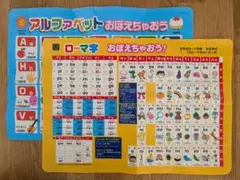 ローマ字おぼえちゃおう！ アルファベットおぼえちゃおう！ お風呂用ポスター