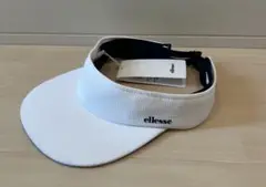 ellesse エレッセ のサンバイザー ホワイト