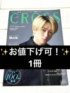 ✨お値下げ可！✨ TVfan CROSS vol.45 表紙　横山裕