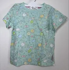 【すみっコぐらし】120cm Tシャツ ミントグリーン 夏 貝殻 San-X