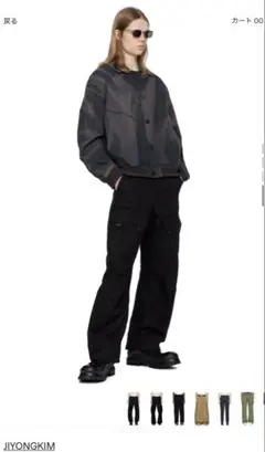 JiyongKim（ジヨン・キム）　ボンバージャケット 価格交渉あり AUTUMN / WINTER 2021-22 | Yohji Yamamoto (ヨウジヤマモト