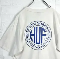 【格安】 HUF サークルロゴ バックプリント Tシャツ Mサイズ