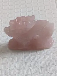 ローズクォーツ　龍