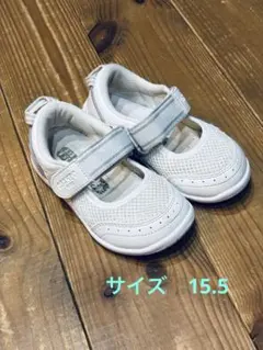 OSANPO KIDS ホワイト メッシュ　15.5㎝