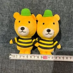 【現品限り】ノーベル製菓 マスコット はちのすけ 2点セット