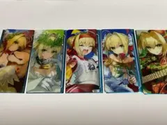 FGO 最終再臨展 編成画面風カード セイバー ネロ 5種 ブライド