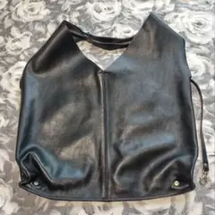 GenuineLeather レザートートバッグ ブラック