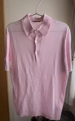 JOHN SMEDLEY ピンク ポロシャツ 半袖 3ボタン
