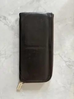 オロビアンコ ダークブラウン レザー 長財布