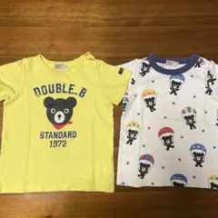 ミキハウスダブルビー　 Tシャツ 2枚セット