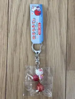 ご当地キティ 和歌山 紀州梅 玉乗りキーホルダー
